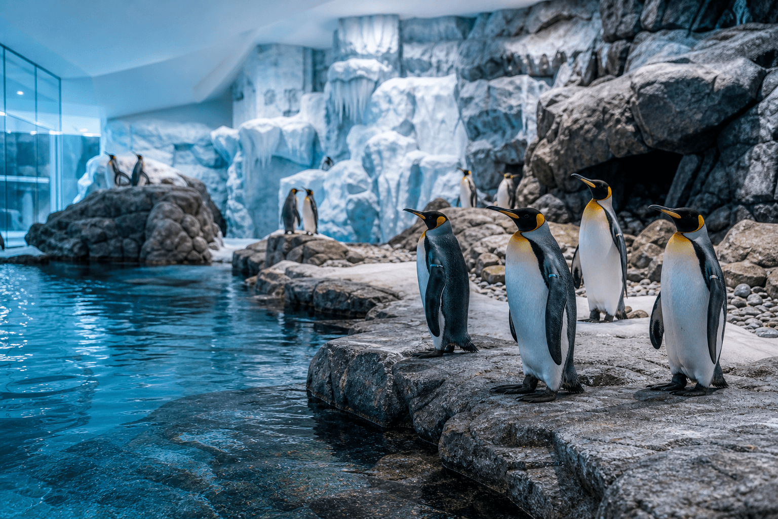 Planet Penguin as the cool reset at Loro Parque